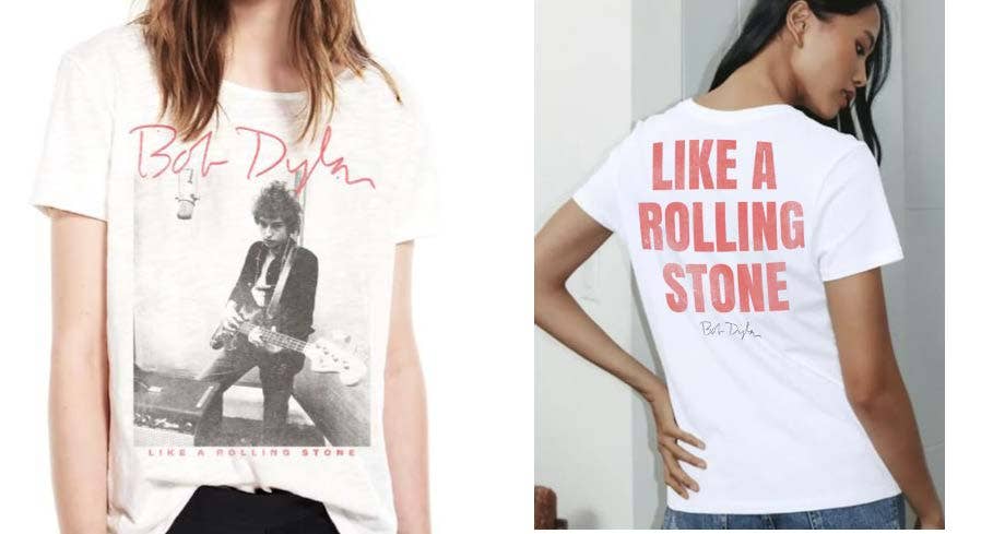 BOB DYLAN ROLLING STONE UNISEX TEE