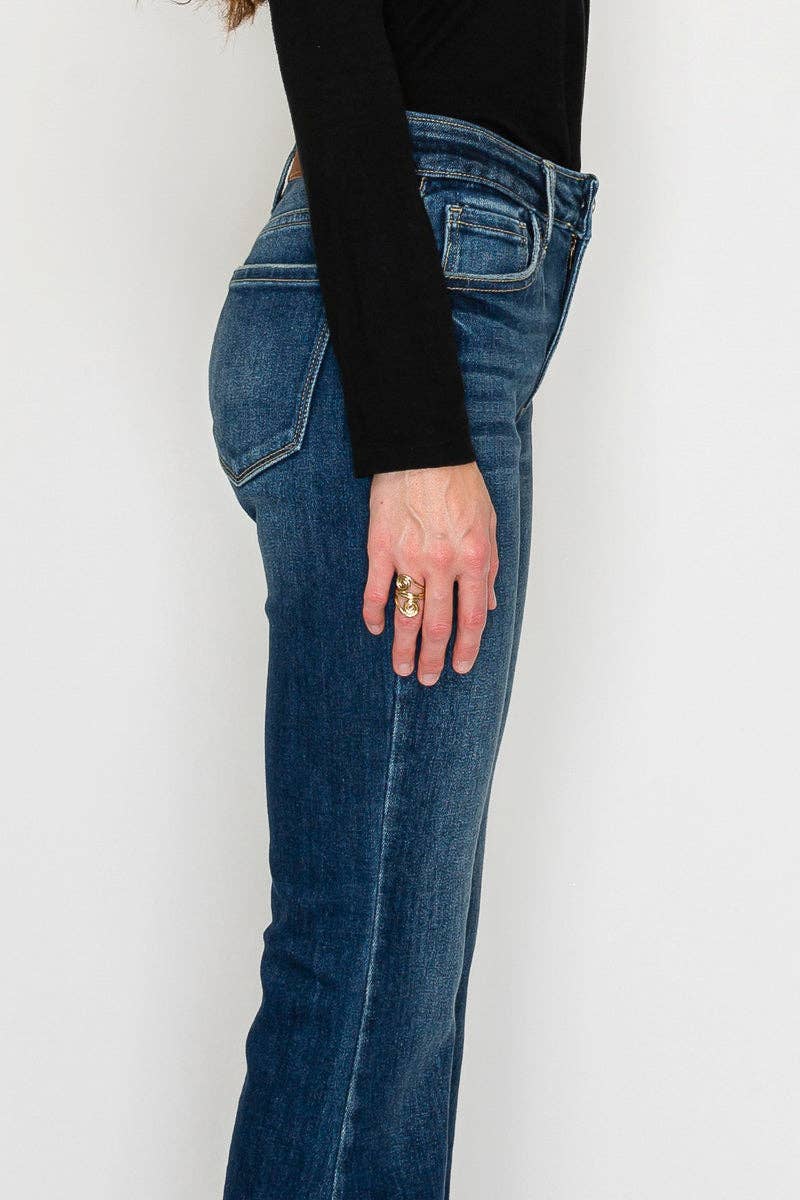 MID RISE SUPER FLARE JEANS
