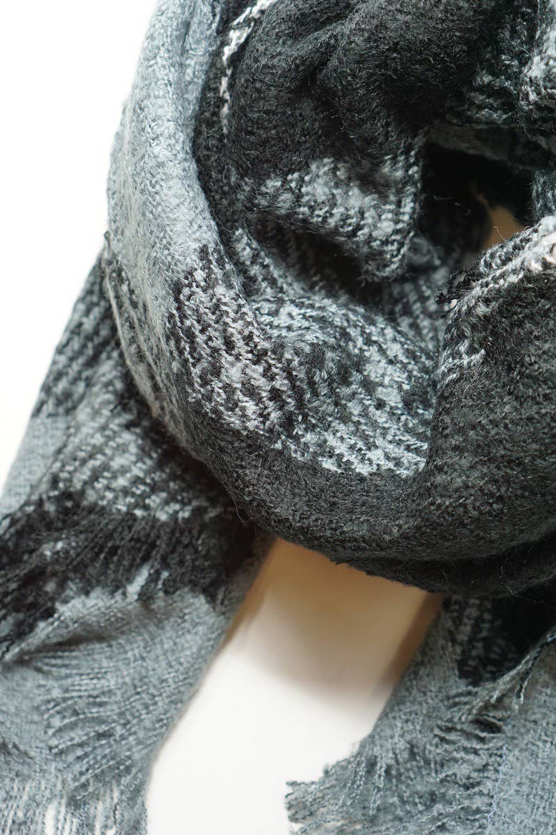 Plaid Blanket Scarf