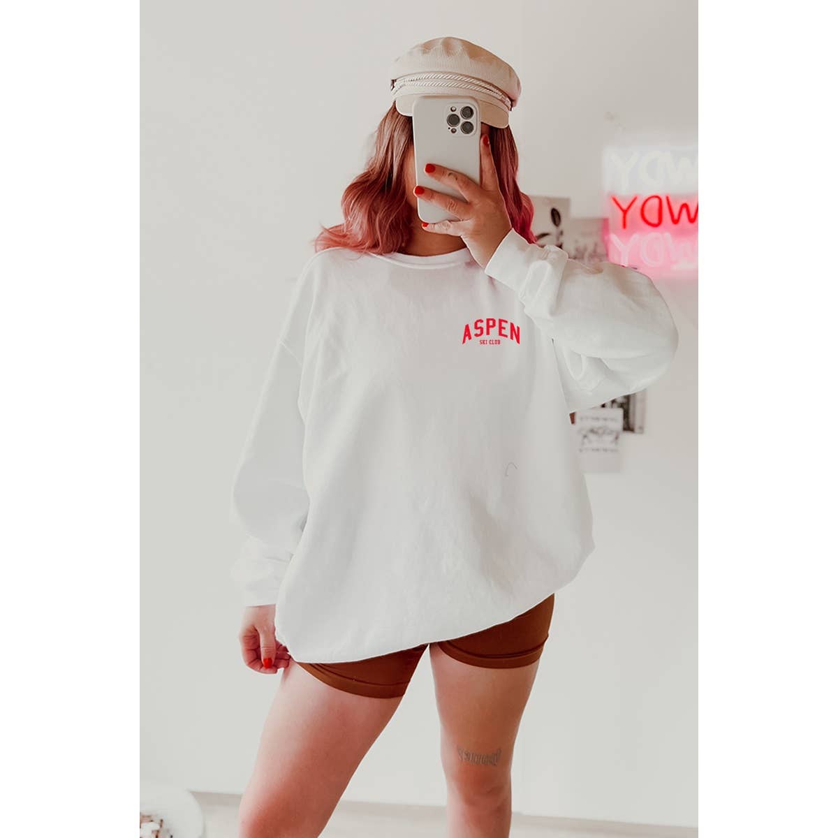 ASPEN SKI CLUB GRAPHIC SWEATSHIRTS