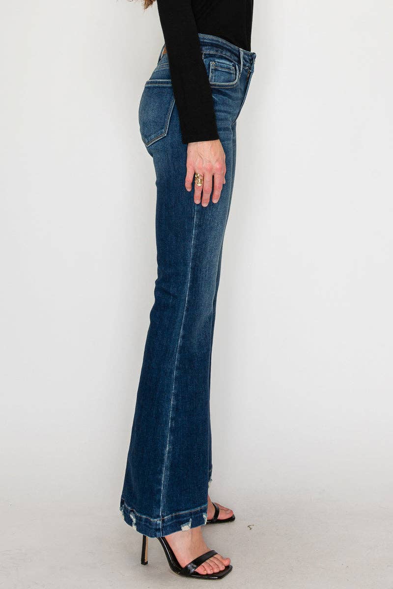 MID RISE SUPER FLARE JEANS