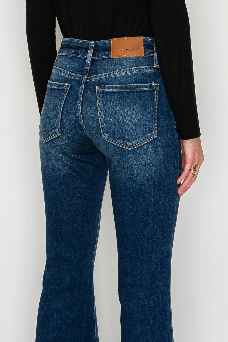 MID RISE SUPER FLARE JEANS