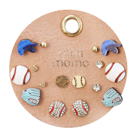 Baseball Earrings Multipack Set