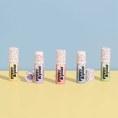Lip Balm, Birthday Confetti Cake, Blue