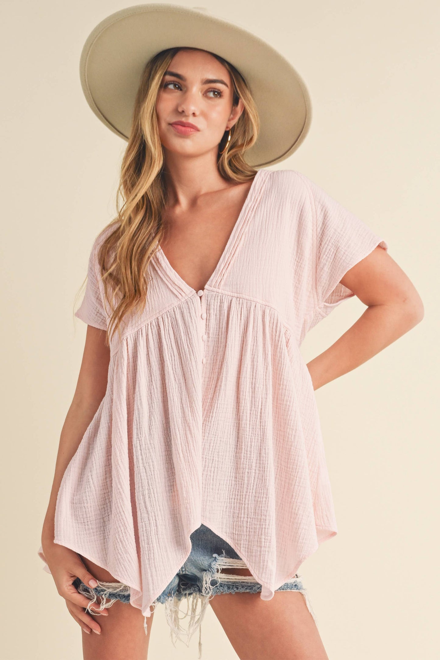 8275DD Florise Button Down Blouse 3