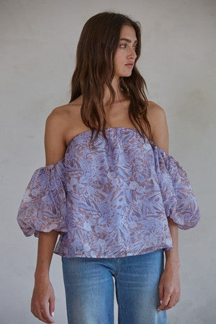 By Together Joie Floral Top