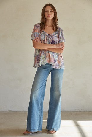 By Together Lauda Floral Top