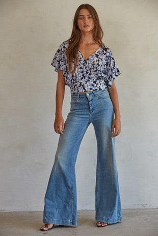 By Together Spell Blue Top