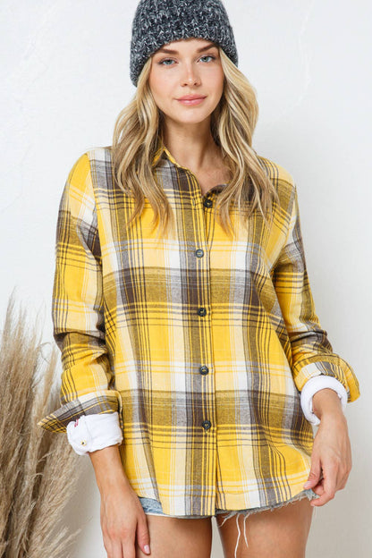 Plaid Button Up Shirt