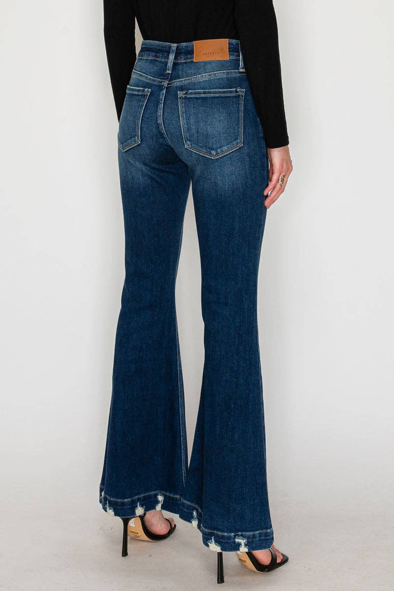 MID RISE SUPER FLARE JEANS