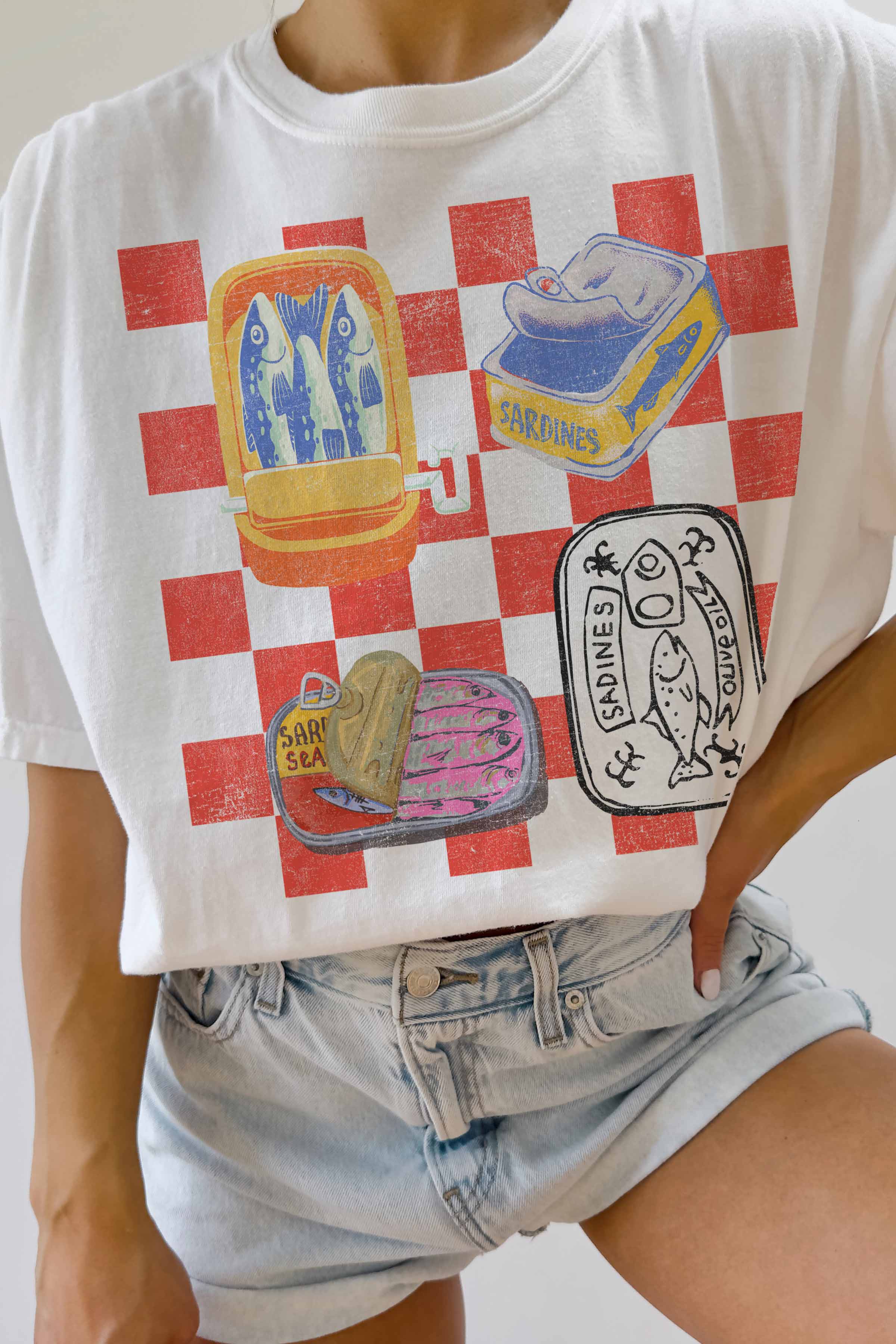 SARDINES OVERSIZED TEE