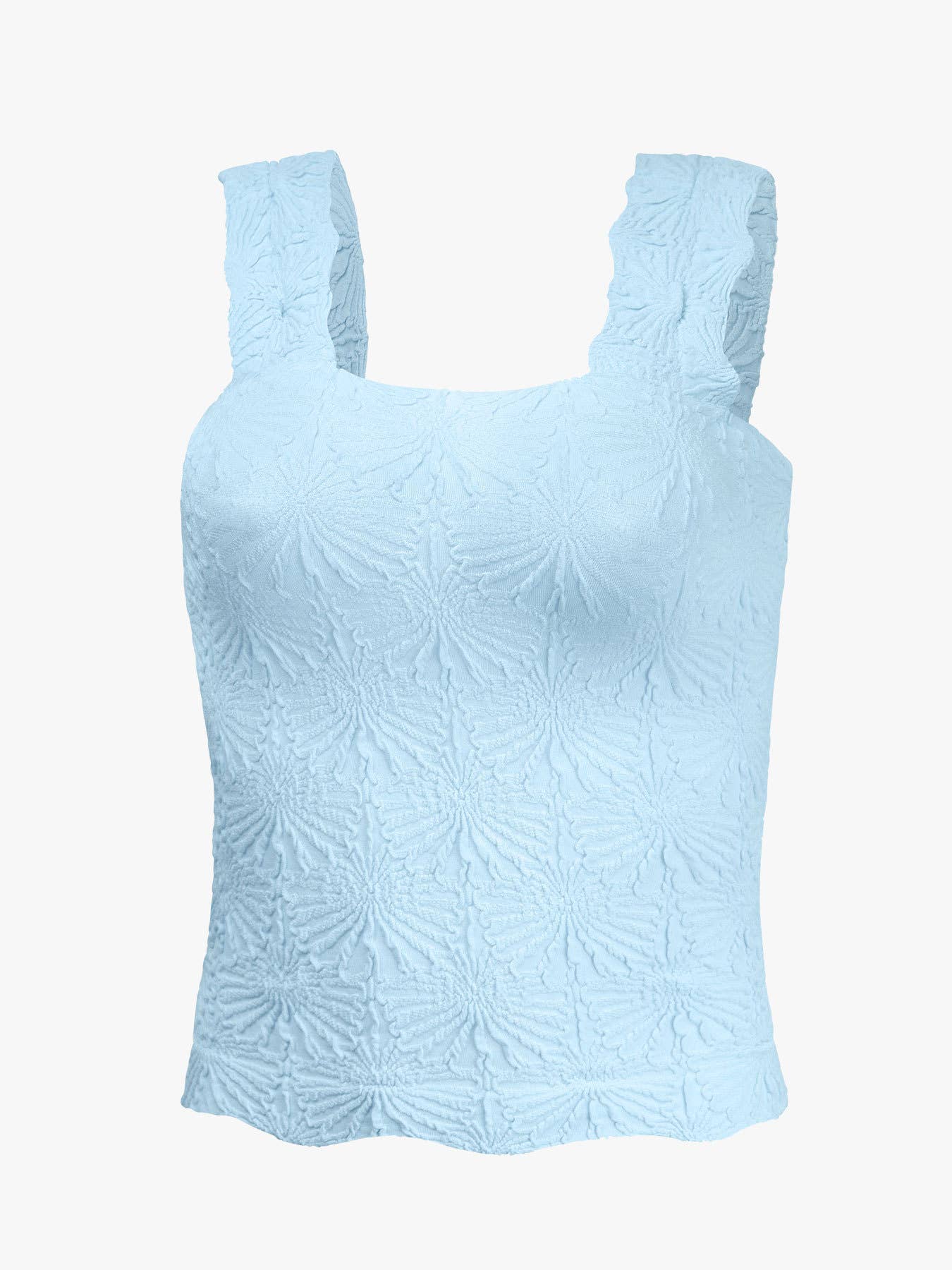 Jacquard Knit Tank Top