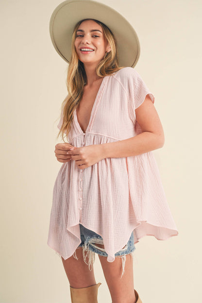 8275DD Florise Button Down Blouse 3