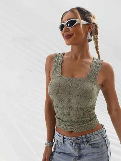 Jacquard Knit Tank Top