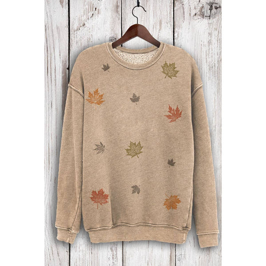 MAPLE ALLOVER MINERAL SWEATSHIRTS