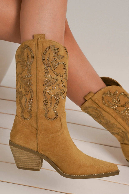 Western Rhinestone Boots