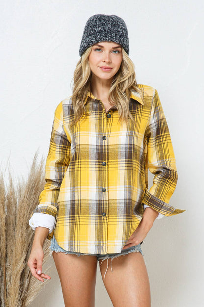 Plaid Button Up Shirt