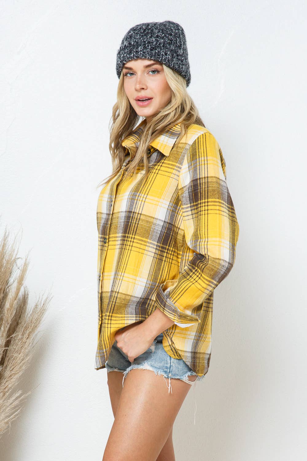 Plaid Button Up Shirt