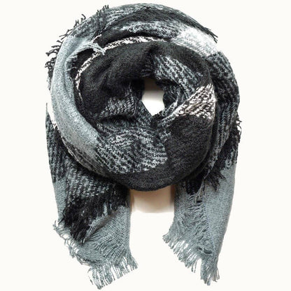 Plaid Blanket Scarf