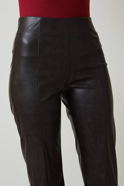 FADED FAUX LEATHER PANTS