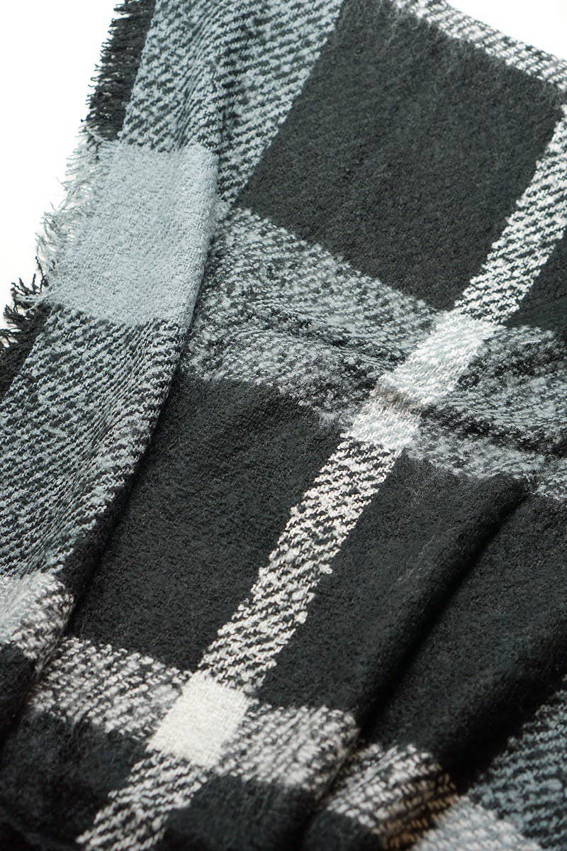 Plaid Blanket Scarf