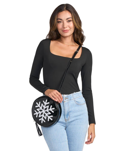 Snowflake Purse Tipsy Elves
