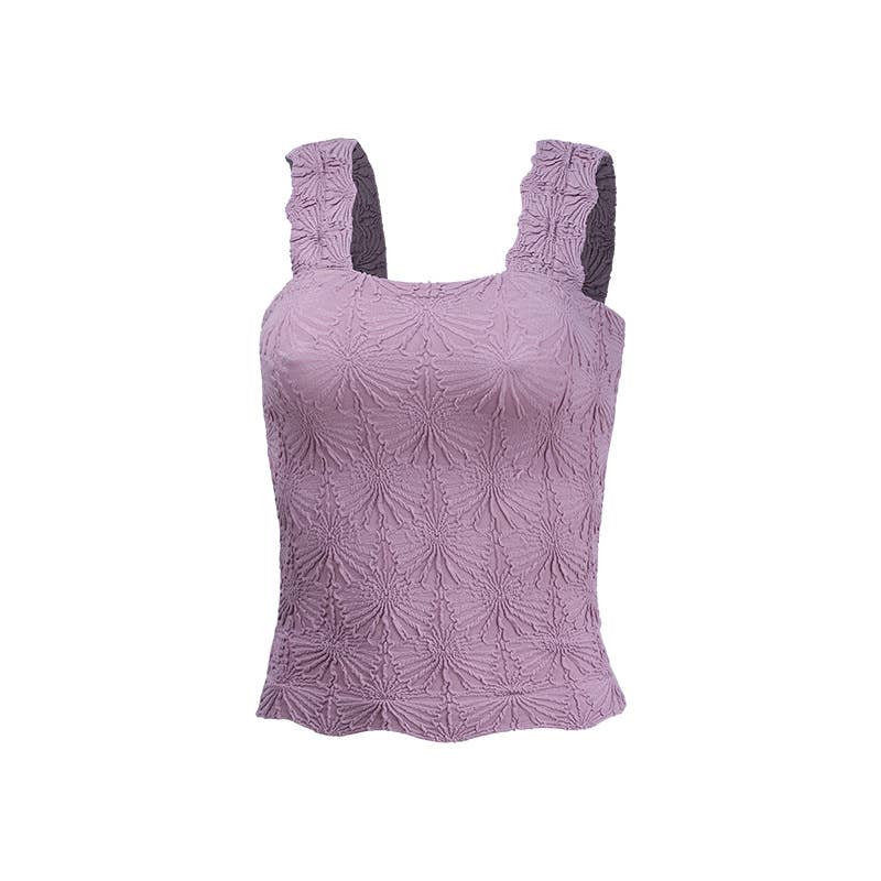 Jacquard Knit Tank Top