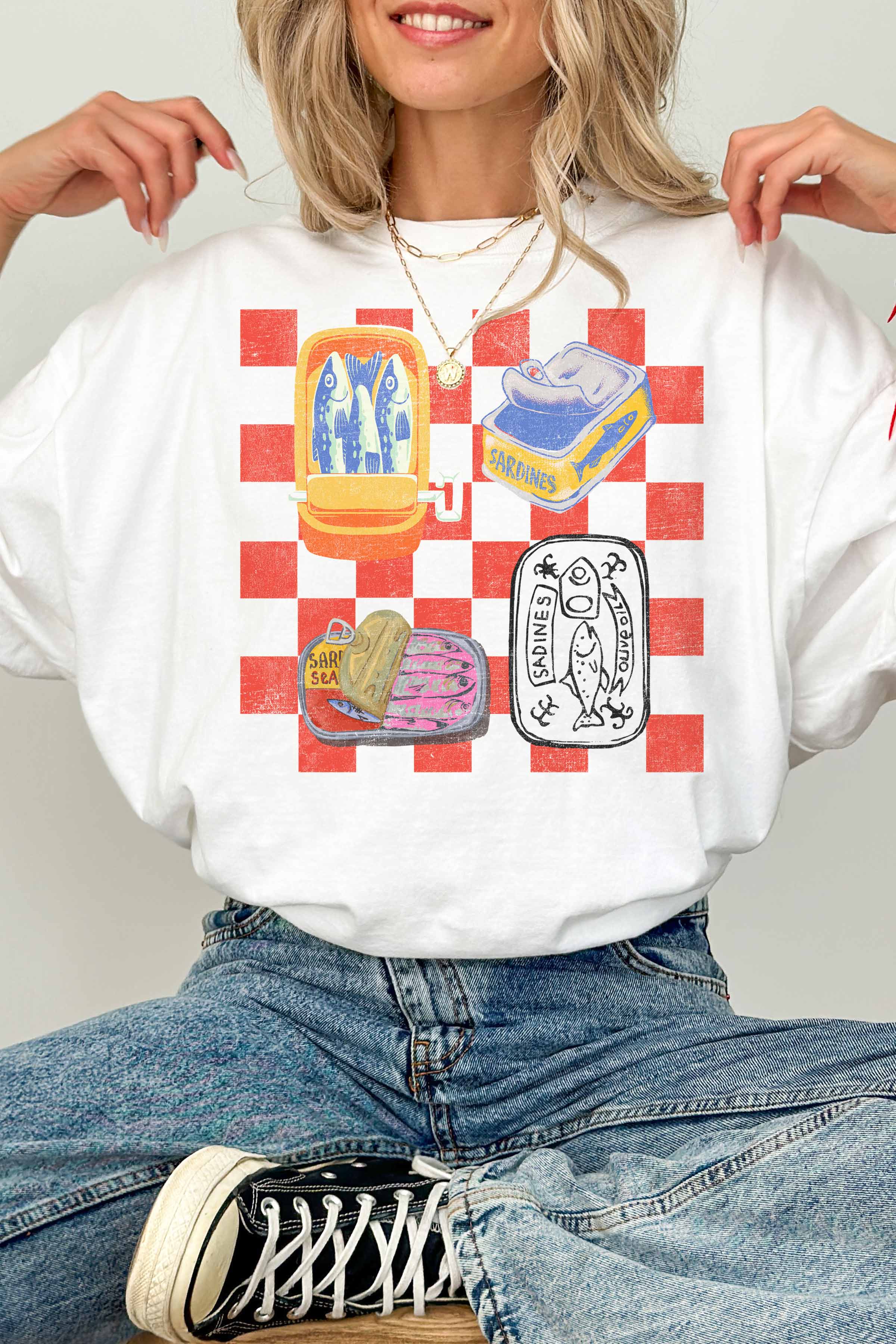 SARDINES OVERSIZED TEE