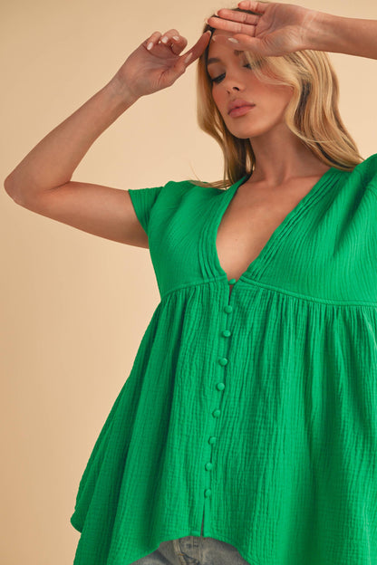 8275DD Florise Button Down Blouse 3