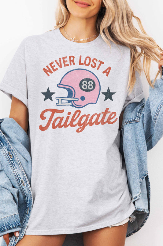[G2111X-OTS]  NEVER LOST A TAILGATE OVERSIZED TEE