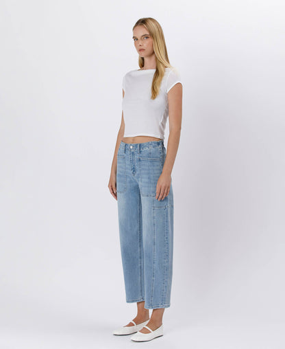 Super High Rise Barrel Jeans