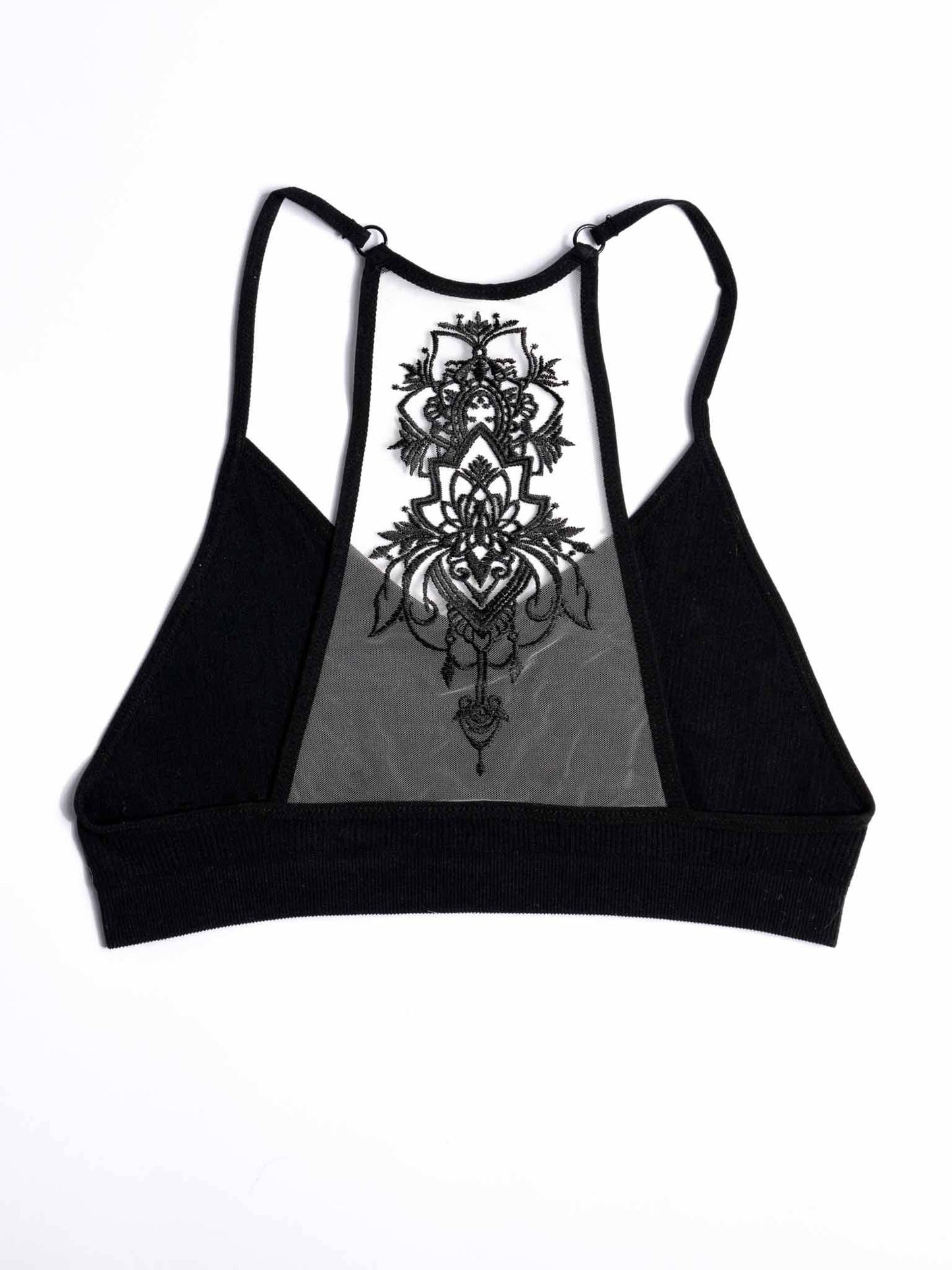 Tattoo Bralette - Black