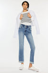 Kancan - high rise slim straight jeans