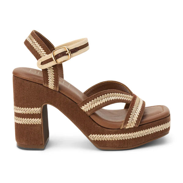 Matisse Chocolate Platform Sandal