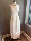 Klesis White Floral Maxi Dress