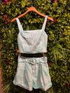 Flying Tomato Tropicana Belted Shorts