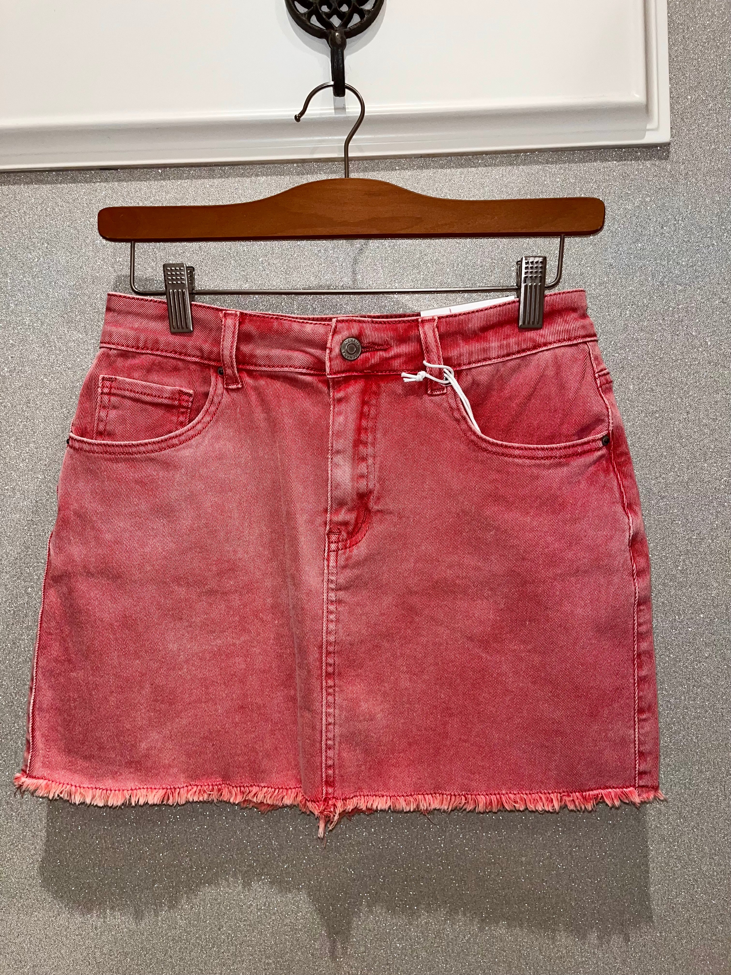 Zenana Coral Mini Skirt