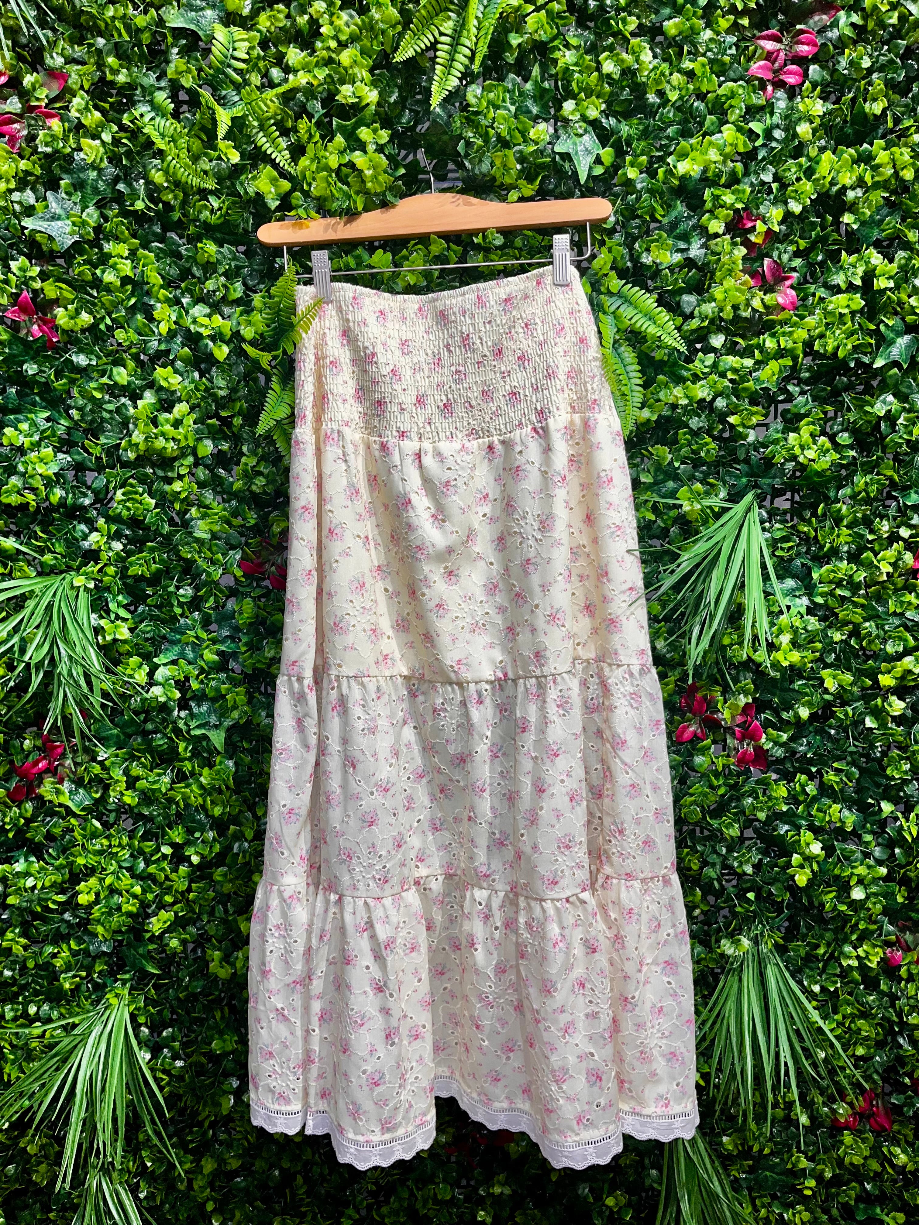 Alice Yellow Floral Skirt - part of a set!