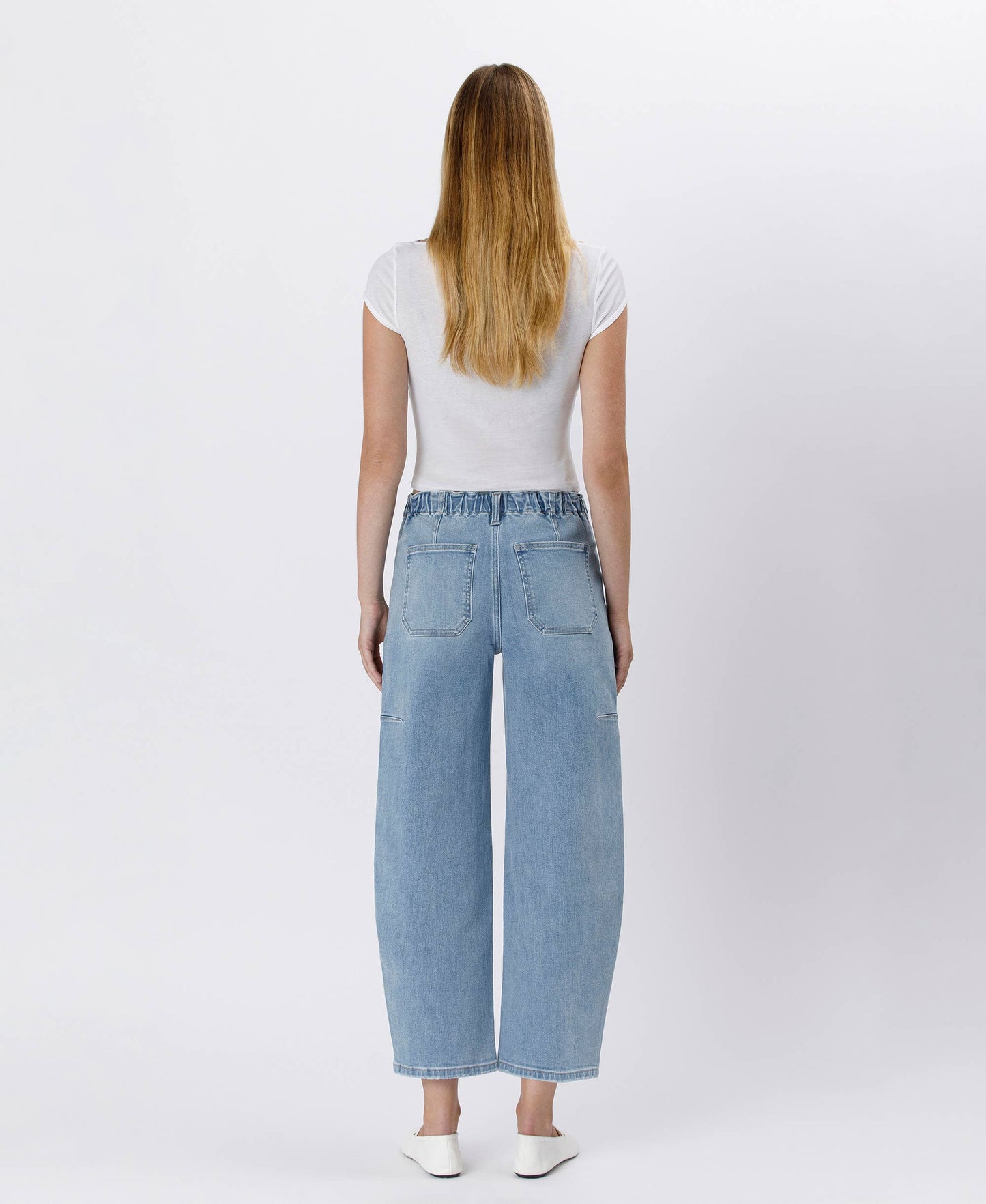 Super High Rise Barrel Jeans