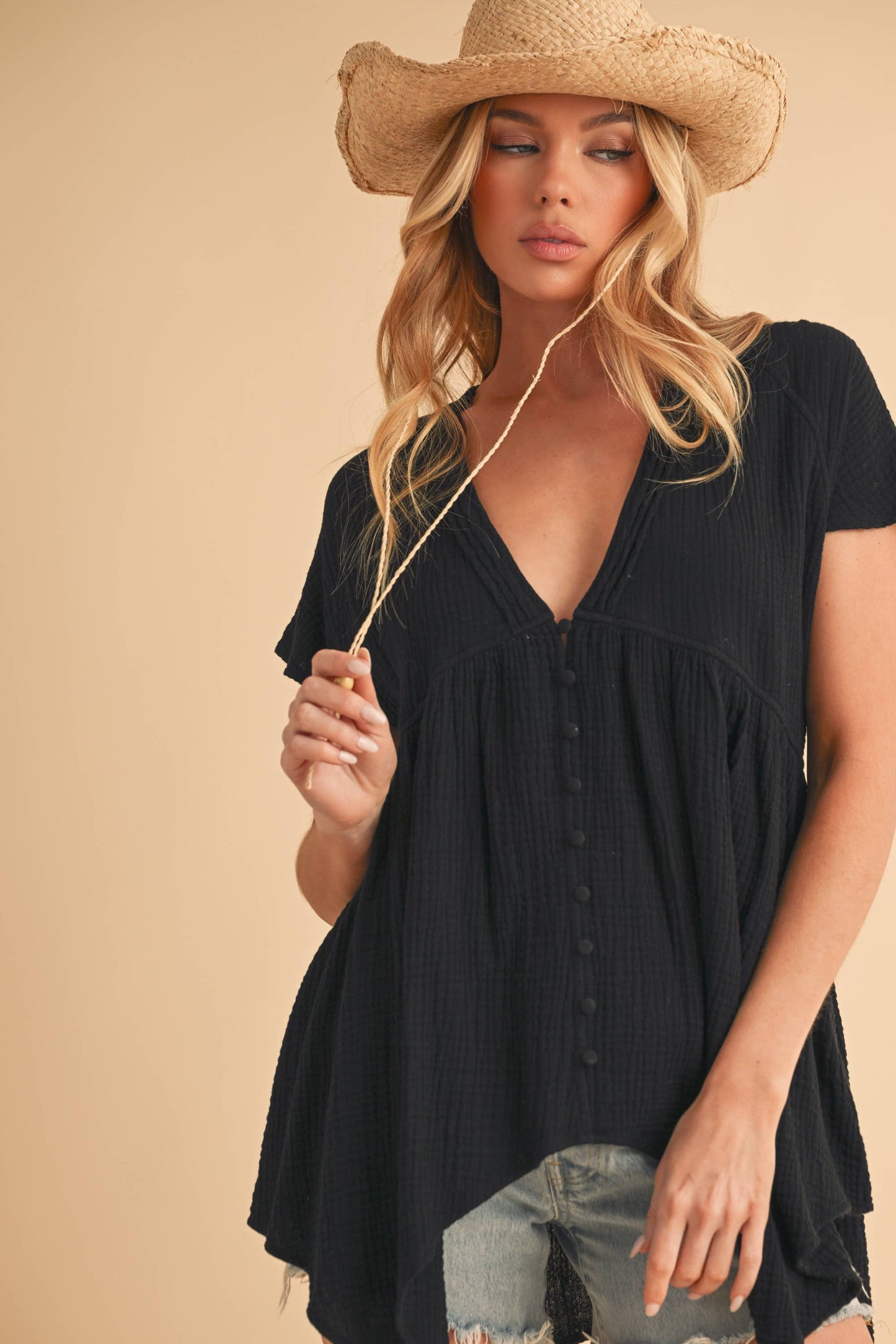 8275DD Florise Button Down Blouse 3