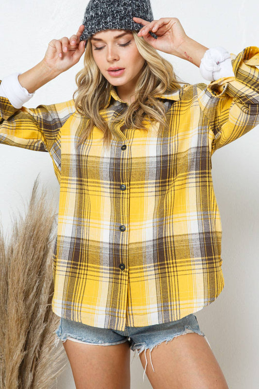 Plaid Button Up Shirt