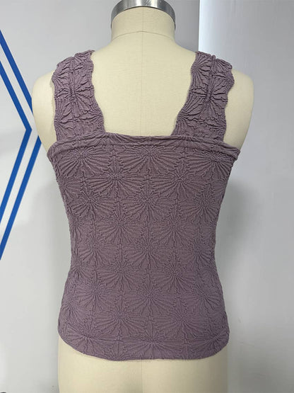 Jacquard Knit Tank Top