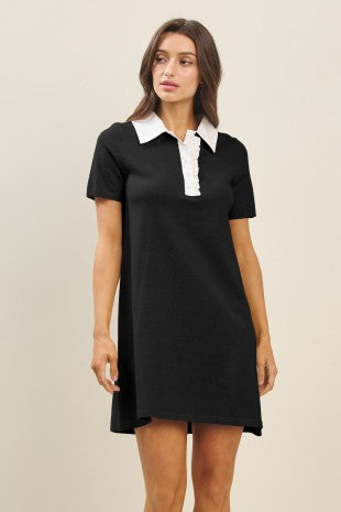Able Mini Polo Sweater Dress