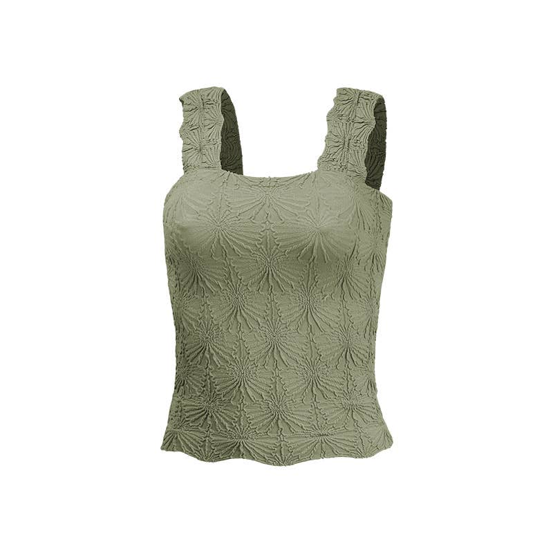 Jacquard Knit Tank Top
