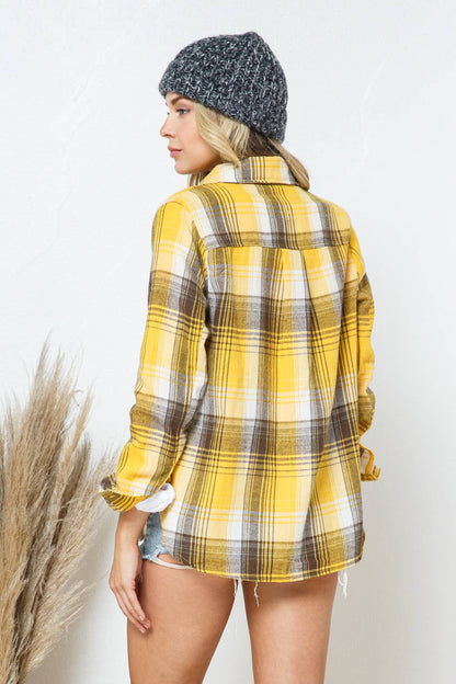 Plaid Button Up Shirt