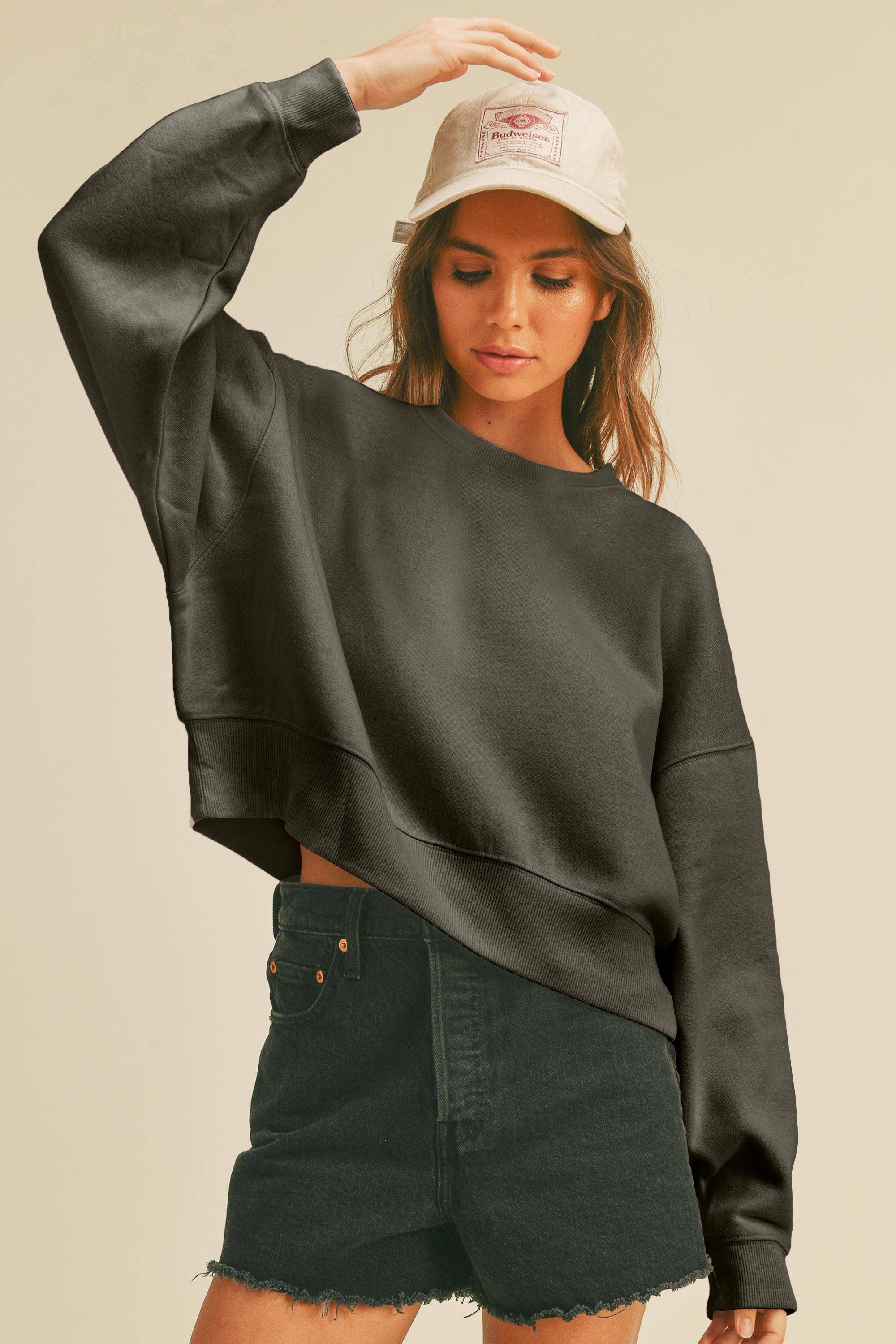 Sunday Cropped Sweatshirt