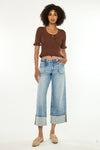 KanCan Mid Rise Crop Jeans