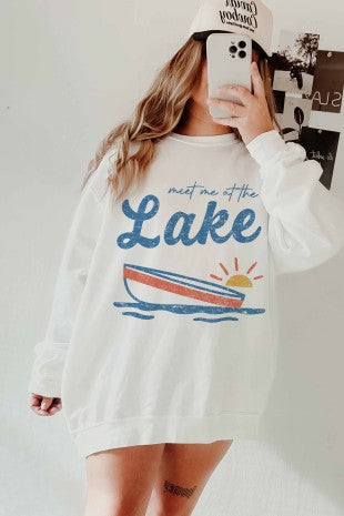 SUPER MRKT "MEET ME AT THE LAKE" Sweatshirt